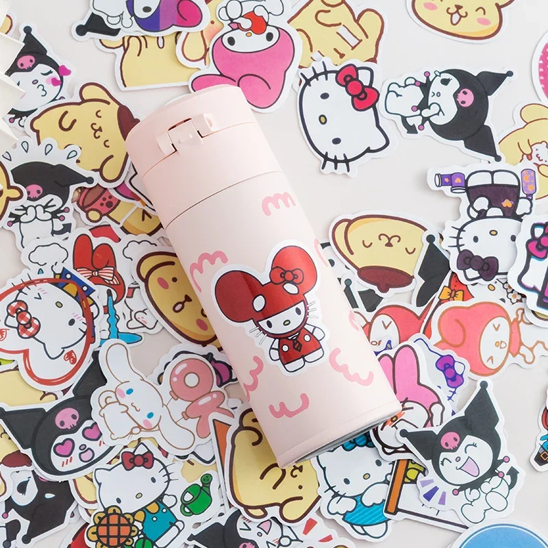 

50 шт./набор, водостойкие наклейки на бумажник «Hello Kitty»
