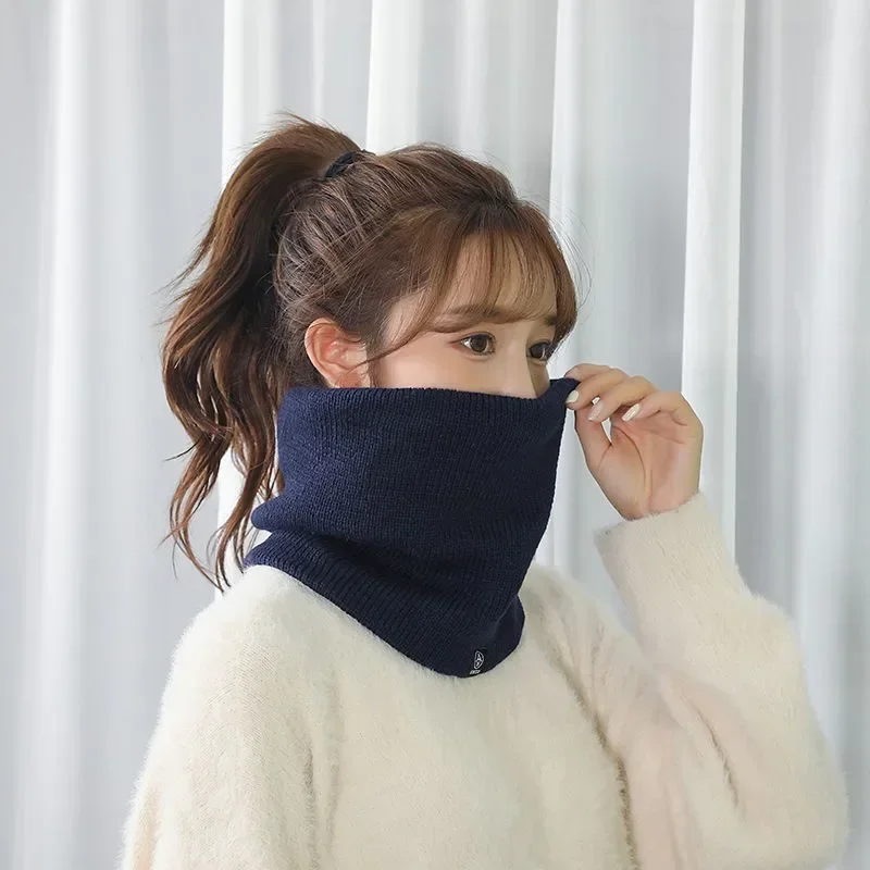 Winter Mode Warm Schal Gestrickte Hals Abdeckung Mode Sport Schal Warme Volle Gesicht Maske Laufen Outdoor Warm Radfahren Schal – Detail 3