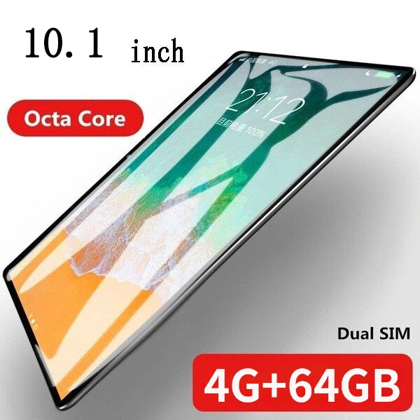 2023 New 10.1 Inch Tablet PC Android 9.0 4G+64GB Wifi Tablet PC 4G