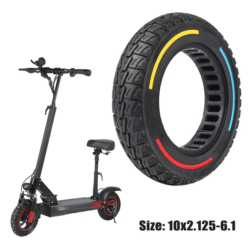 

1pc Solid Tyre 10inch 10x2.125-6.1 Solid Tyre Replacement For-Kugoo M4/M4 PRO Electric Scooter Rubber Tire Accessories
