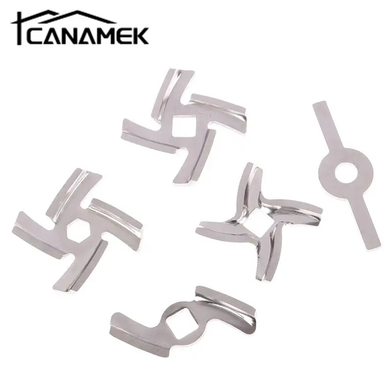 Food Grinder Attachments Meat Grinder Meat Grinder Spare Parts 1PC Meat Grinder Parts Mincer Blade Food Grinding Blade Knife Cutter Replacement Fits