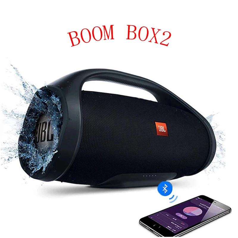 Boom Box 2 Speaker Bluetooth Portable Speaker for Cell Phone PC Tweeter USB Subwoofer Karaoke Speaker Music Party 1