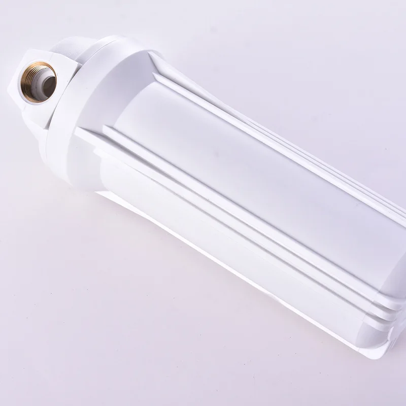 10inch White Filter Bottle 1/2"3/4" Copper Thread Pipeline Single Stage Water Purifier Household Water Purifier Prefiltering