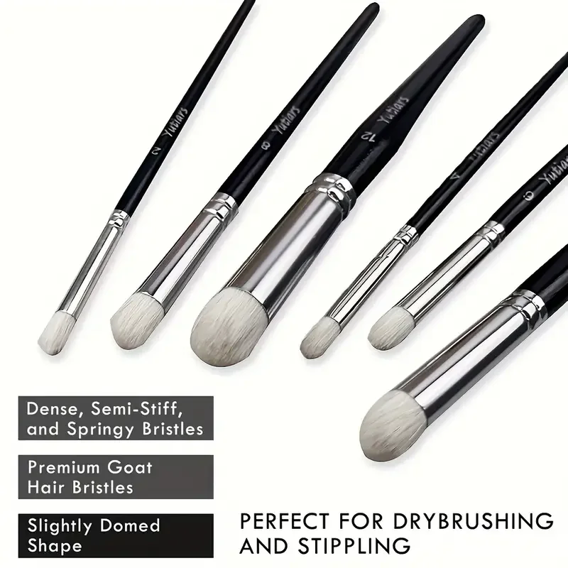 Professional Miniature Paint Brush Set For Warhammer 40K, Dnd, Citadel & Scale Models - Ideal For Enamel & Fantasy Figurines 5