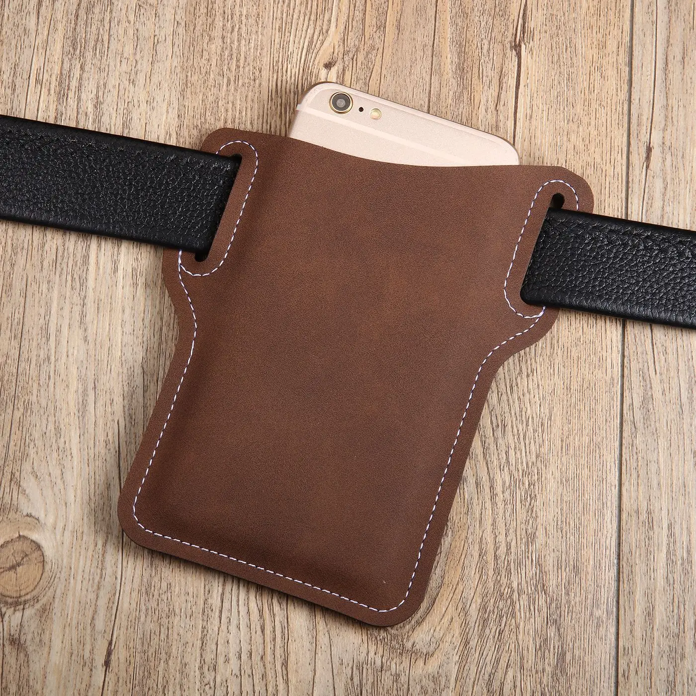 Women's Leather Cell Phone Case Holster Bag