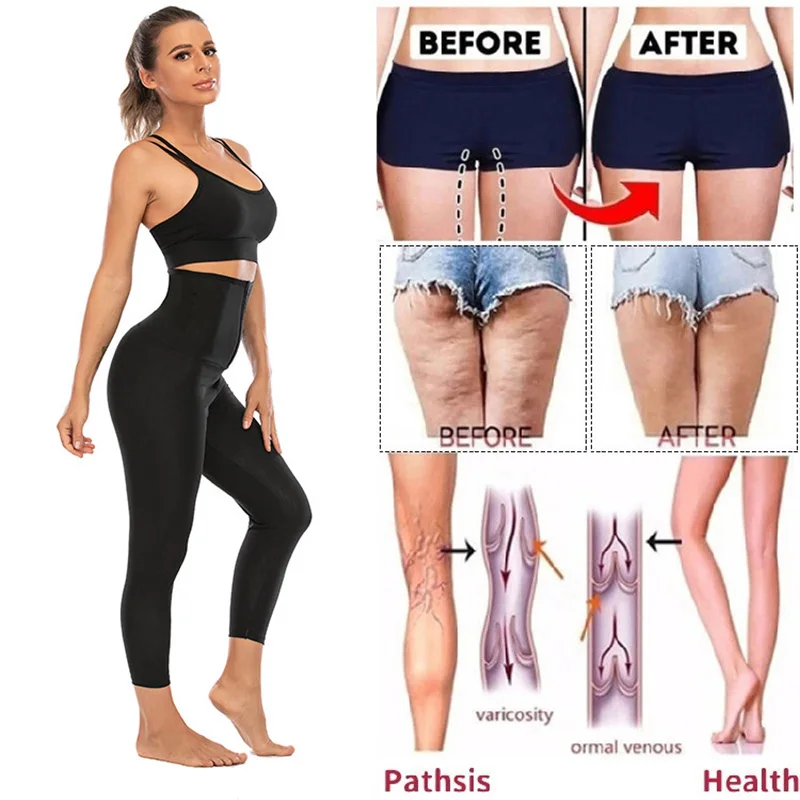 Women Thermo Neoprene Sweat Sauna Shaper Pants Weight Loss Trainer