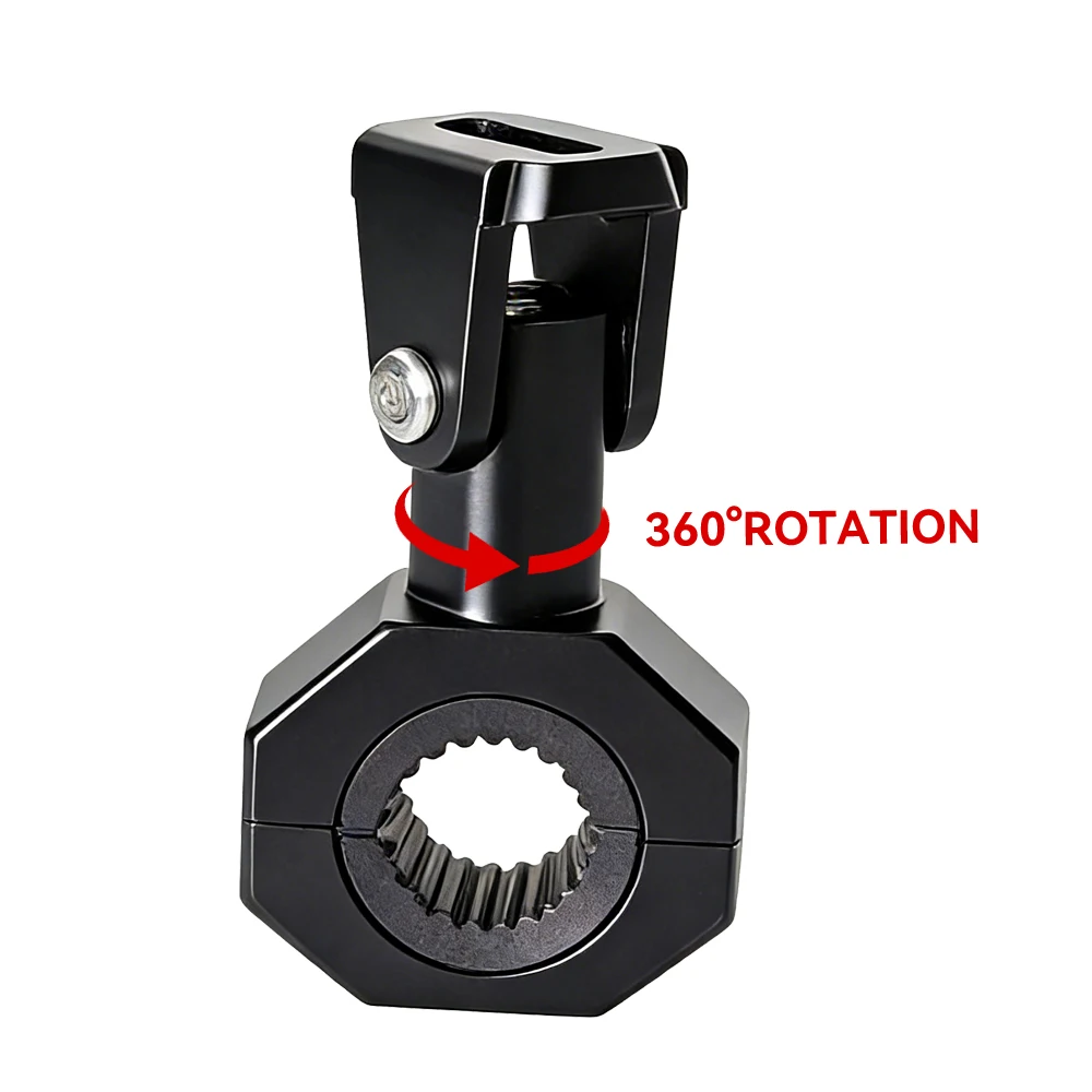 Ducati Triumph Universal Fit Crash Bar Bracket 용 LED 라이트 스포트라이트 보조 조명용 오토바이 핸들 바 클램프 마운트