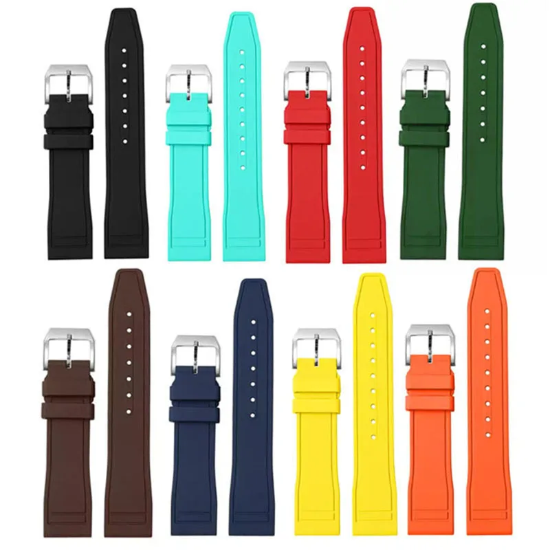 Premium Quick Release Rubber Watch Strap - Sport Bracelet Accessories Wristband - 20mm, 21mm, 22mm