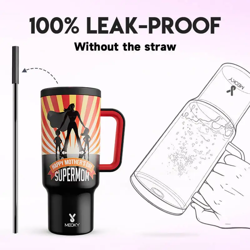 Beast 40 Oz Tumbler Stainless Steel Vacuum Insulated Coffee Ice Cup Double Wall Travel Flask (Stainless Steel