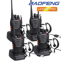1-4 PCS Baofeng BF-888S UHF Walkie Talkie Long Range VOX Two Way Radio + Earpiece 1