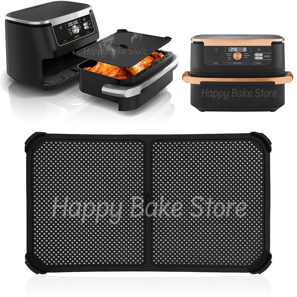 1PC Air Fryer Splash Guard For Air Fryer Ninja Foodi 10.4L AF500EU Reusable Silicone Accessories Baking Mould air fryer accessories