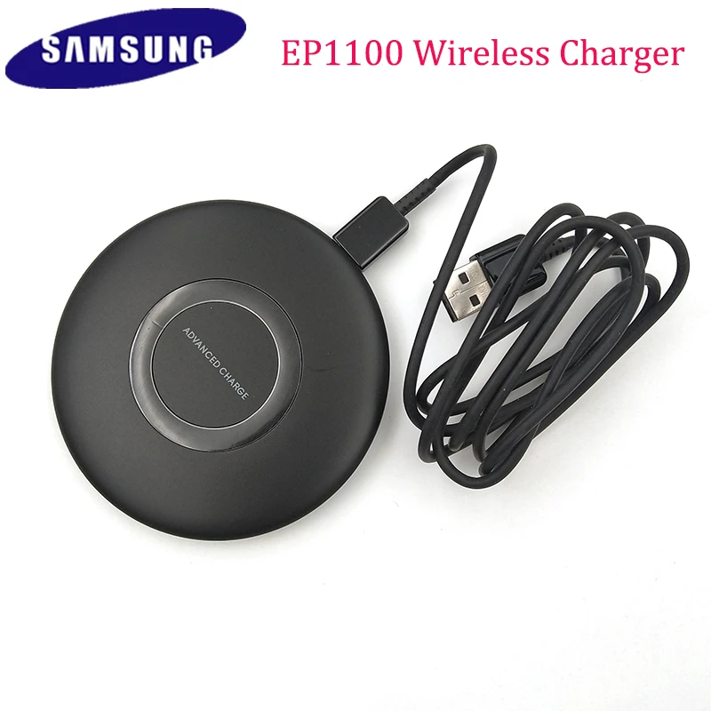 SAMSUNG cargador inalámbrico rápido EP P1100 S21 FE, almohadilla de carga rápida QI de 15W Galaxy Z 2 3 4 Flip 2 3 4 Note 20 Ultra 10 Plus| | - AliExpress
