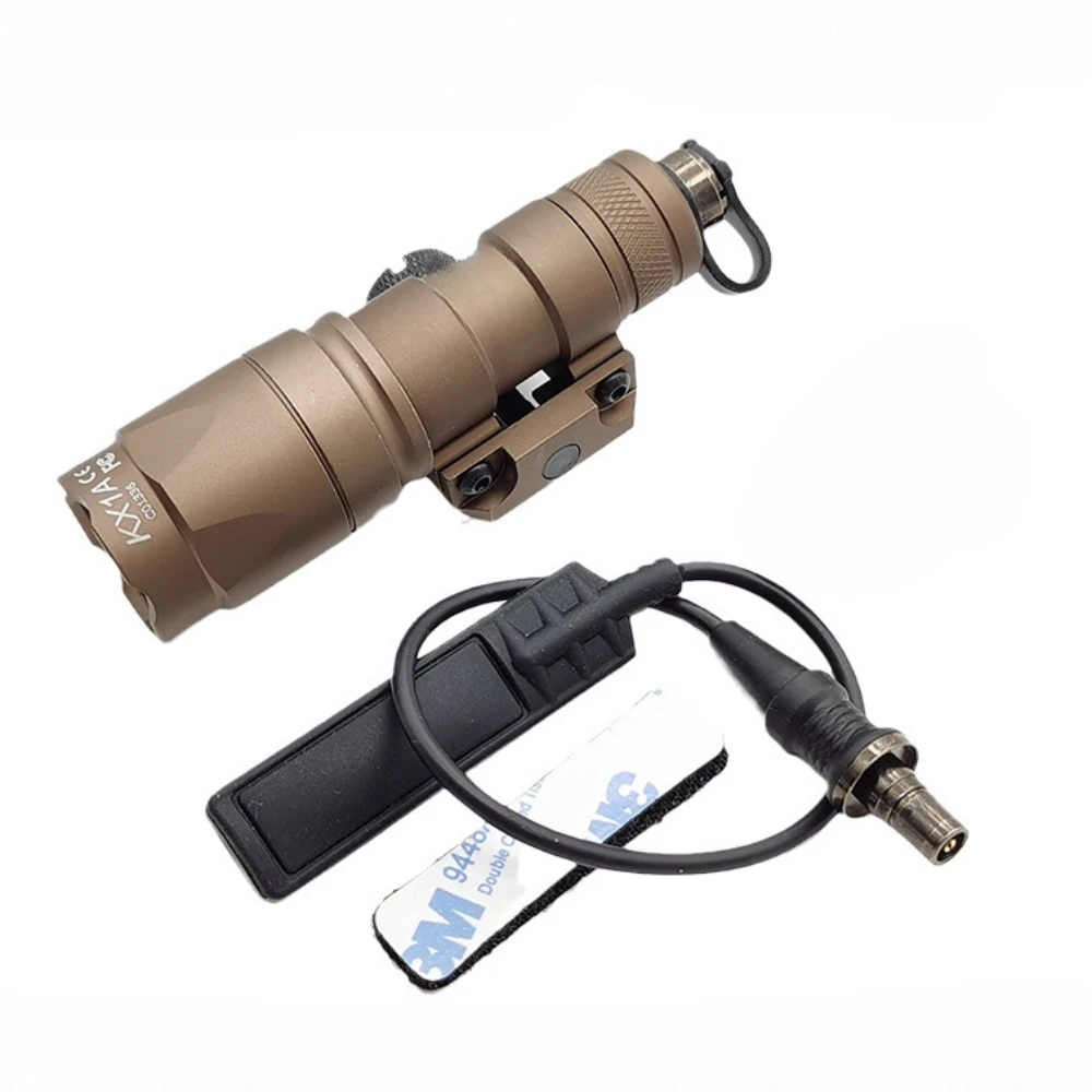 전술용 M600C M300A LED 손전등 압력 리모트 스위치 무기용 라이트 아웃도어 사냥용 20MM 레일 적합