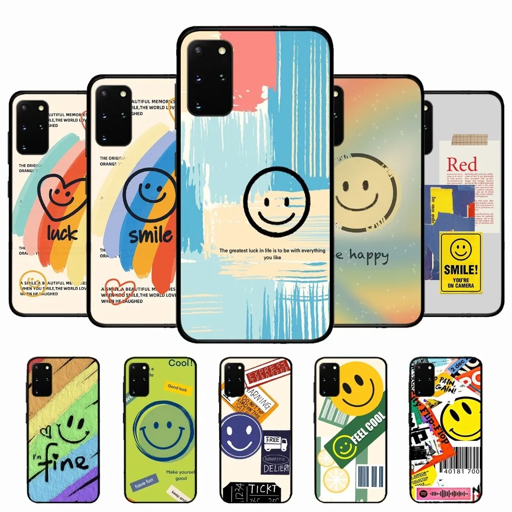 Custodia Per Telefono Lucky Smile Per Samsung S 9 10 20 21 22 23 30 23Plus Lite Ultra Fe S10Lite Fundas