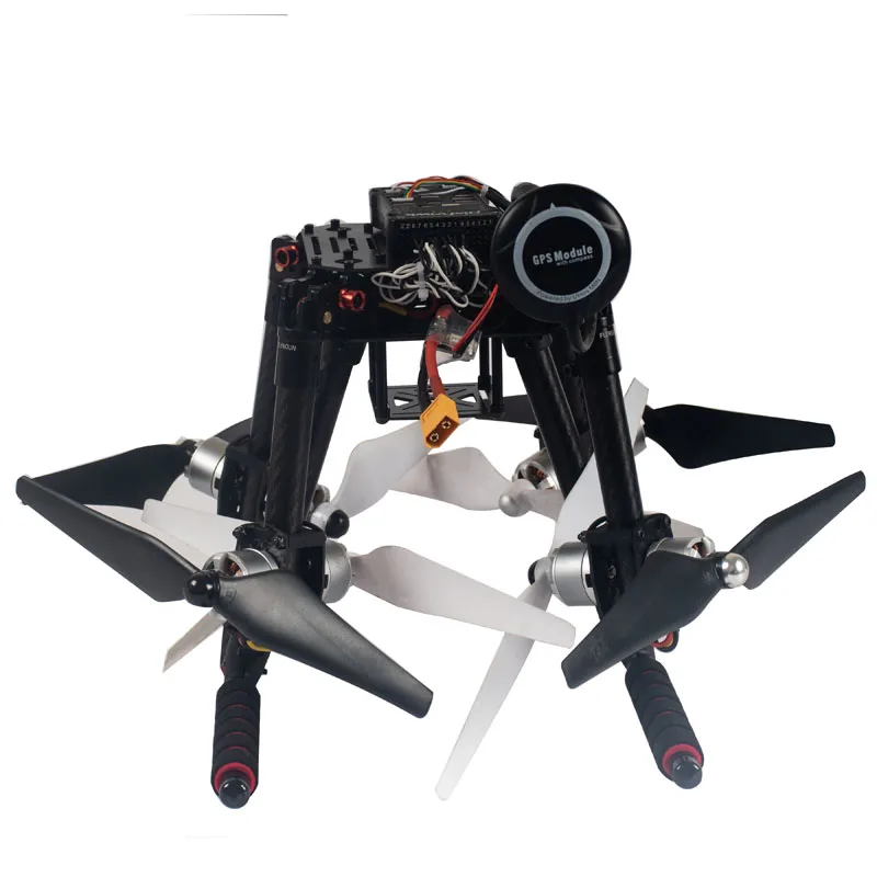 F450 PIXHAWK 6C PRO M9N Dual motor Flight FiberFrame Kit Ardupilot 100MW Radio T