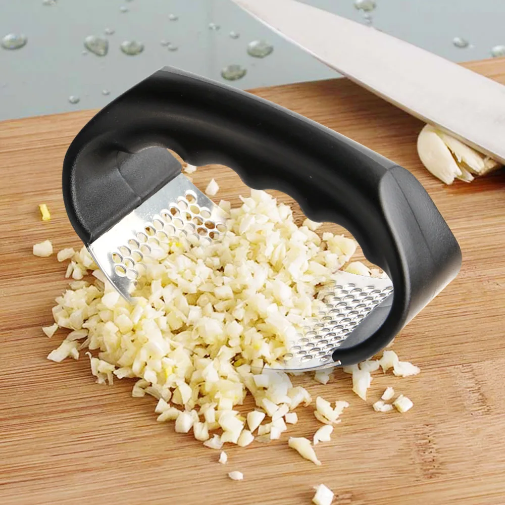 Kitchen Garlic Press Manual Garlic Masher Stainless Steel Garlic Press