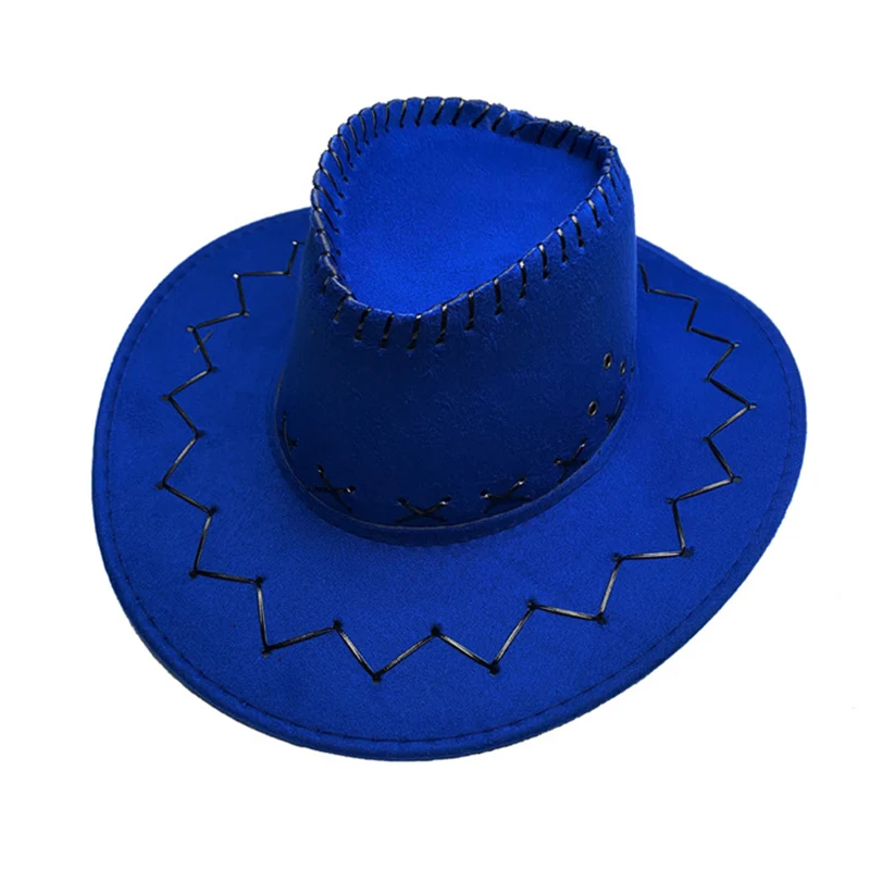 Western cowboy hats Hat for Men and Women Outdoor Use Large Brim Water Droplet Sunscreen American Style