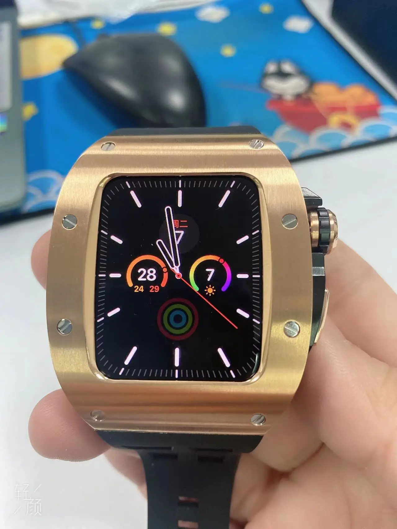 Stainless Steel strap and case for Apple Watch 45mm 44mm for iWatch Modification Metal Bezel For Apple Watch 7 6 5 4 3 2 1 41mm motorola one 5g ace phone case