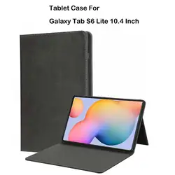 Premium PU Leather Tablet Case with Kickstand Function and Protective Cover (Black)