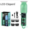 Professional Hair Cutting Machine Rechargeable  Clipper Transparent Electric Hair Trimmers For Men Cordless Hair Cut Machine 5