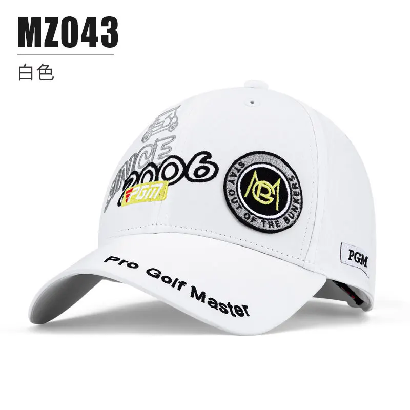 PGM Golf Men's Cap Breathable Quick Drying Sun Hat Sunshade Sun Protection Fashion Embroidery