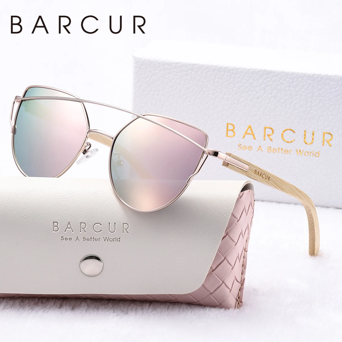 BARCUR Minimalistische Sonnenbrille aus Edelstahl im Urlaubsstil mit ovalem Rahmen, UV-beständig, winddicht und staubdicht
