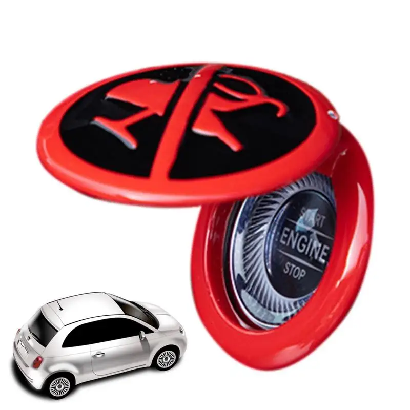 

Ignition Push Start Button Cover Car Button Protective Cover Universal Automotive Interior Accessories Engine Protective Cover