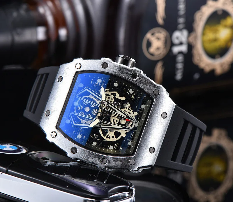 2022 Men's Watch RM Luxury Watches Casual Automatic Calendar Men's Watch Sports Quartz Chronograph 