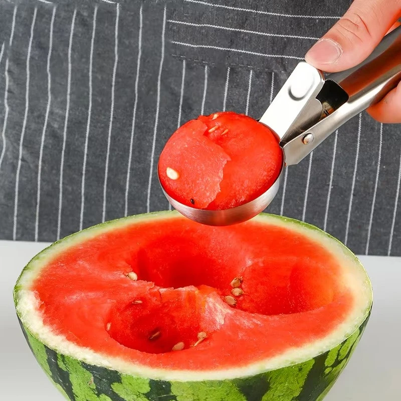 3/1PC Stainless Steel Ice Cream Scoop Fruit Watermelon Ball Spoon Multifunctional Ice Cream Scooper Kitchen Handmade Ball Digger