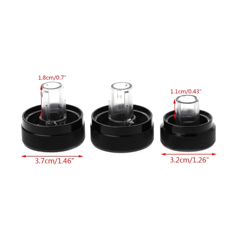 

3 Pcs Air Condition Panel Control Knob for MK6 Golf 5