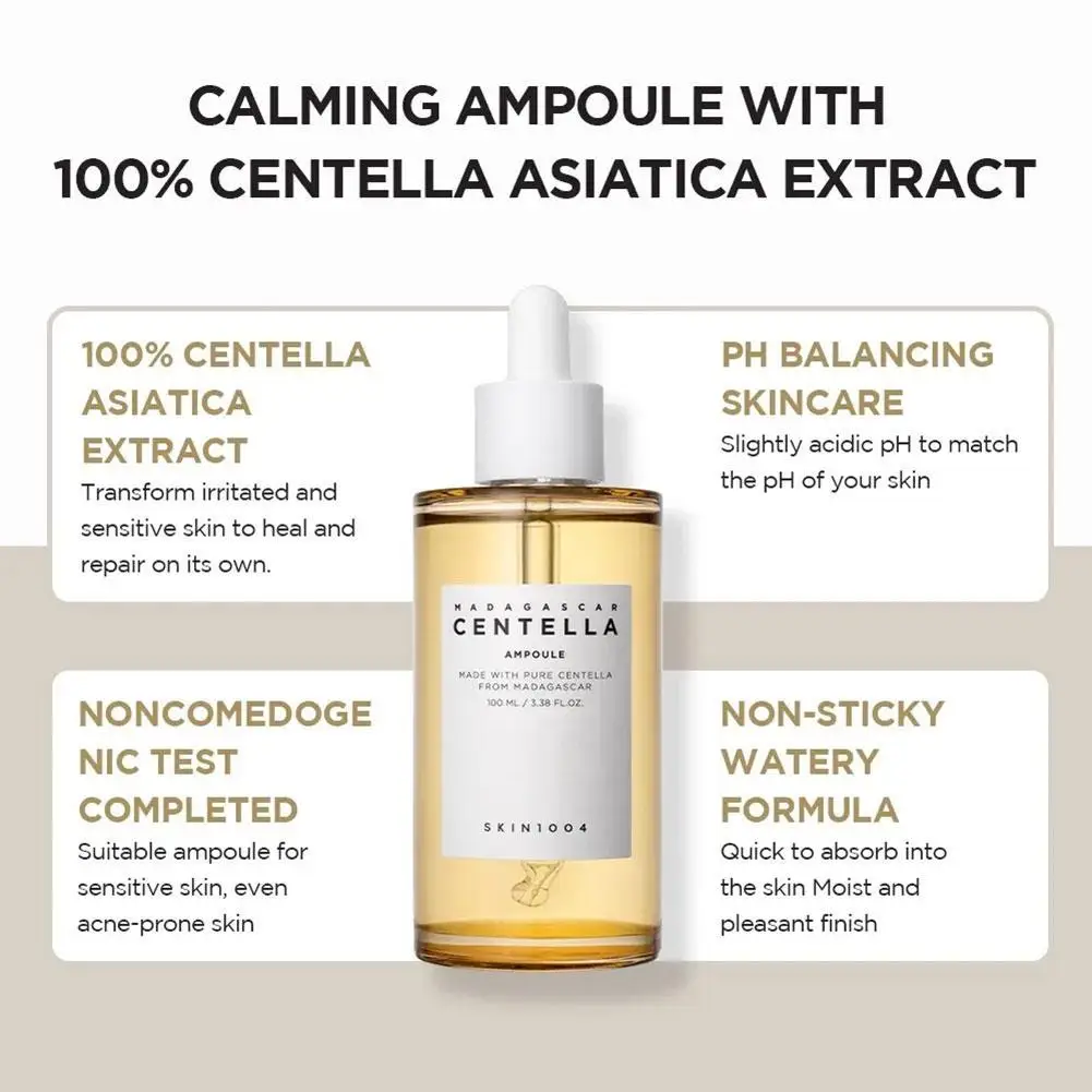 Centella Asiatica Ampoule Essence Moisturizing Relieve Skin Inflammation Soothing Gentle Relieve Dryness Korean Skincare Product 3