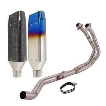 Exhaust Pipe For Honda CB500X CB500F 13-2022 Motorcycle Escape Muffler Header Pipe Stainles Steel Front Tube Removable DB Killer