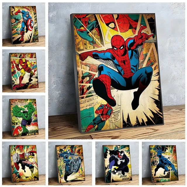 Spider Man 3 A0 Poster on Canvas - Affiche d'art de film en