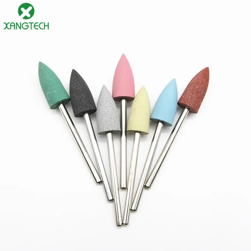 

100pcs Dental Grinding Tool Rubber Silicone Polisher Bur 8X18mm