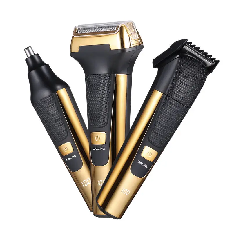 3in1 Rechargeable Electric Shaver Beard Electric Razor For Men Stubble