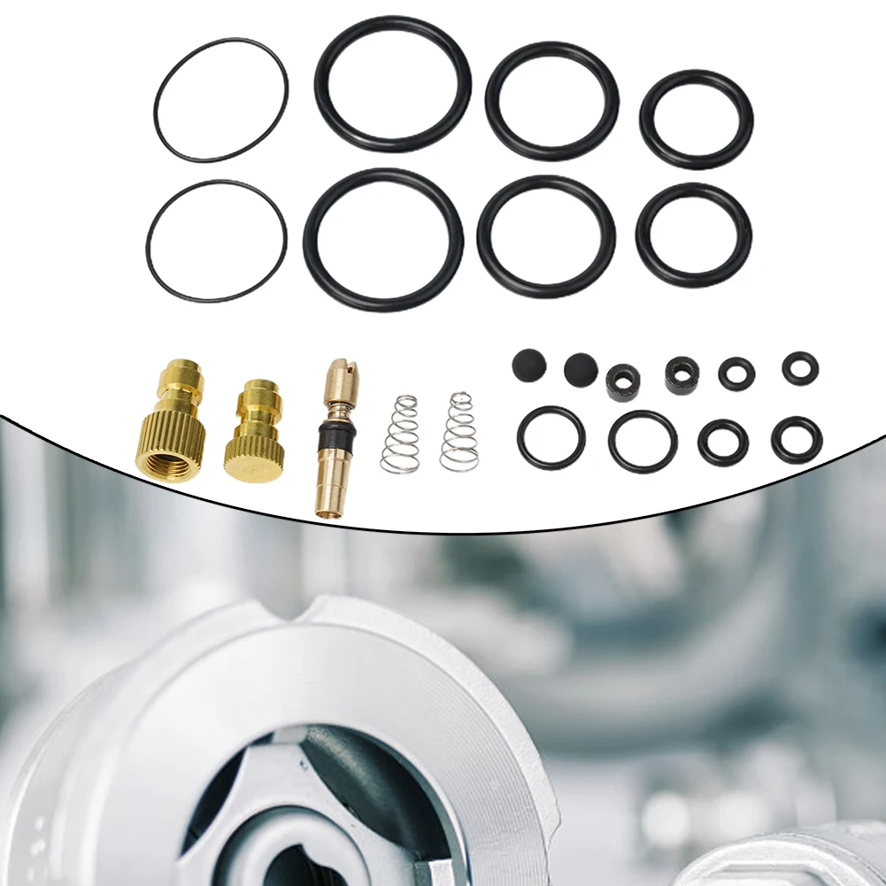 Description Picture 3 of item20 PCS/Set Sealing O-rings High Pressure PCP Pump Air Pump Spare Kit Inflator Repair Set Kit NBR Copper 30mpa Pneumatic Parts