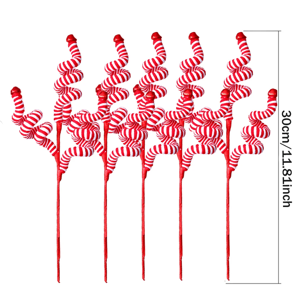 thumbnail image 1 of 5/10 piezas de plantas artificiales, adornos navideños, regalo de Navidad para el hogar, esquejes de árboles de Navidad, guirnalda, decoración de Navidad de Año Nuevo 2024, 1 of 5