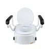 Fixed elder people hdpe portable bidet Armrest elevated commode Raised Toilet Seat 1