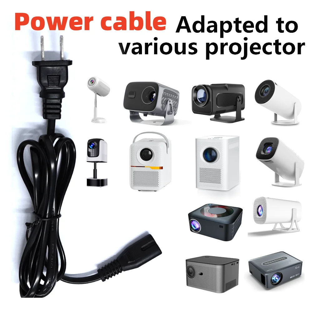 プロジェクター EU用プラク プロジェクターの交換用電源ケーブル,ueおよびusプラグ