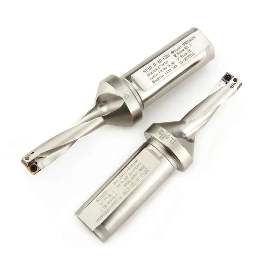 SP Series Drill Bites Insert Drill Metal Drill Bits 13mm-50mm Depth 2D 3D 4D Indexable U Drill Machinery Lathes CNC Violent Dril