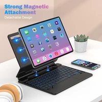 Magic Keyboard for Samsung Galaxy Tab S9 S8 S7 11inch S8+/ S8 Plus/ S7 FE/ S7 Plus 12.4 inch Case Multi-Angle Trackpad Backlit - Ảnh 3