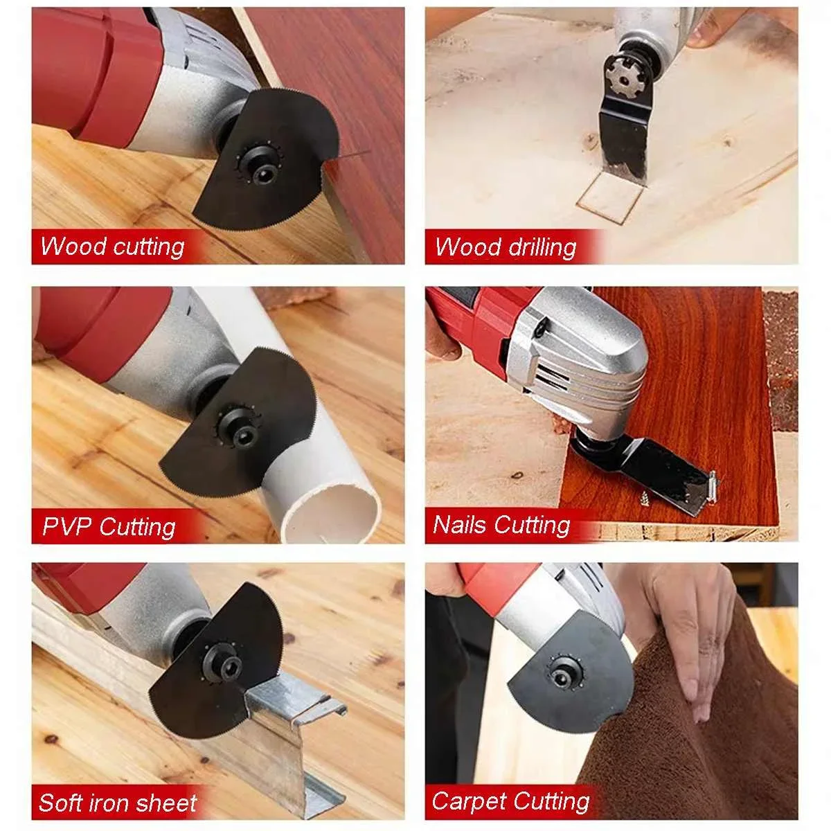 720W Multi-Tools Multifunction Tool Oscillating Variable Speed Renovator Electric Home Decoration Trimmer Electric Saw 5