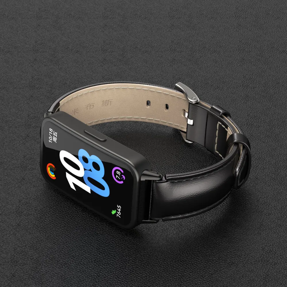 Leather Strap Bracelet for Huawei Band 11 Series Watch