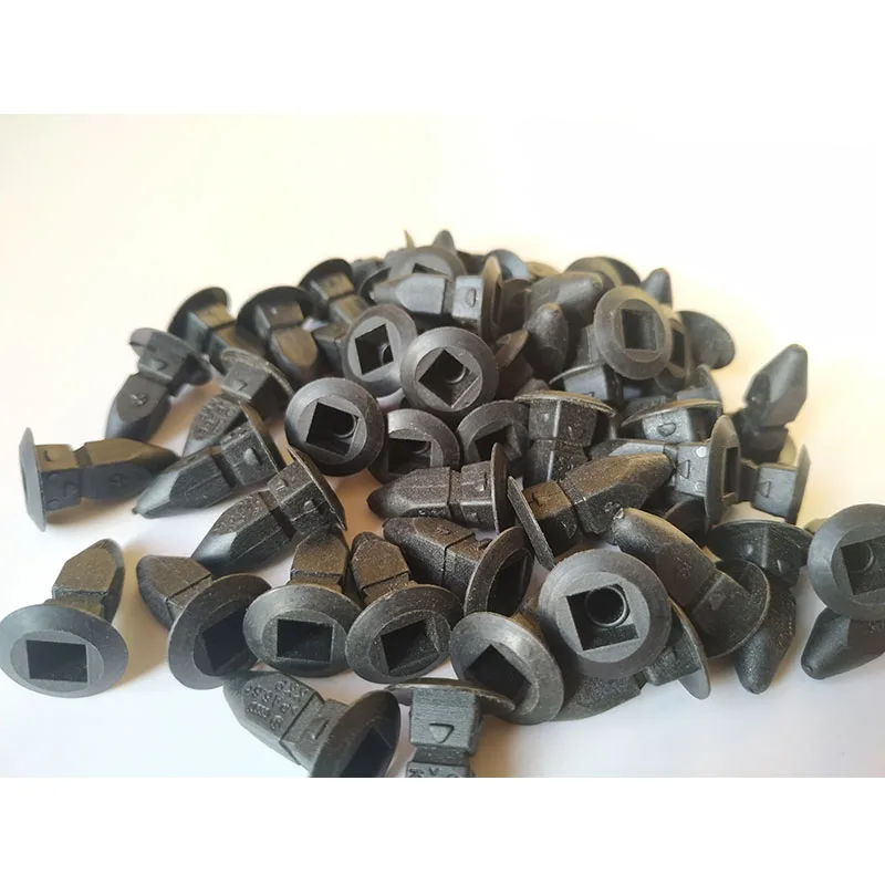 Kit 100 Clip Paraurti Targa In Nylon #14 – Compatibili Con 4755299, 3907444, A11719, A8435, Adatte A Foro Da 6,4 Mm