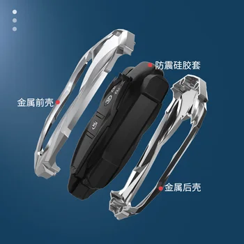 Custodia Cover chiave auto per Ford Fusion Mondeo Mustang F-150 Explorer Edge 2015 2016 2017 2018 CarStyling portachiavi protezione chiave - Custodia Cover chiave auto per Ford Fusion Mondeo Mustang F 150 Explorer Edge 2015 2016