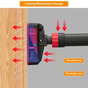Strength Training Pull-up Bars with Level Gauge 69-92cm Adjustable Width 200kg Max Load Capacity Chin Up Bar For Doorway 5