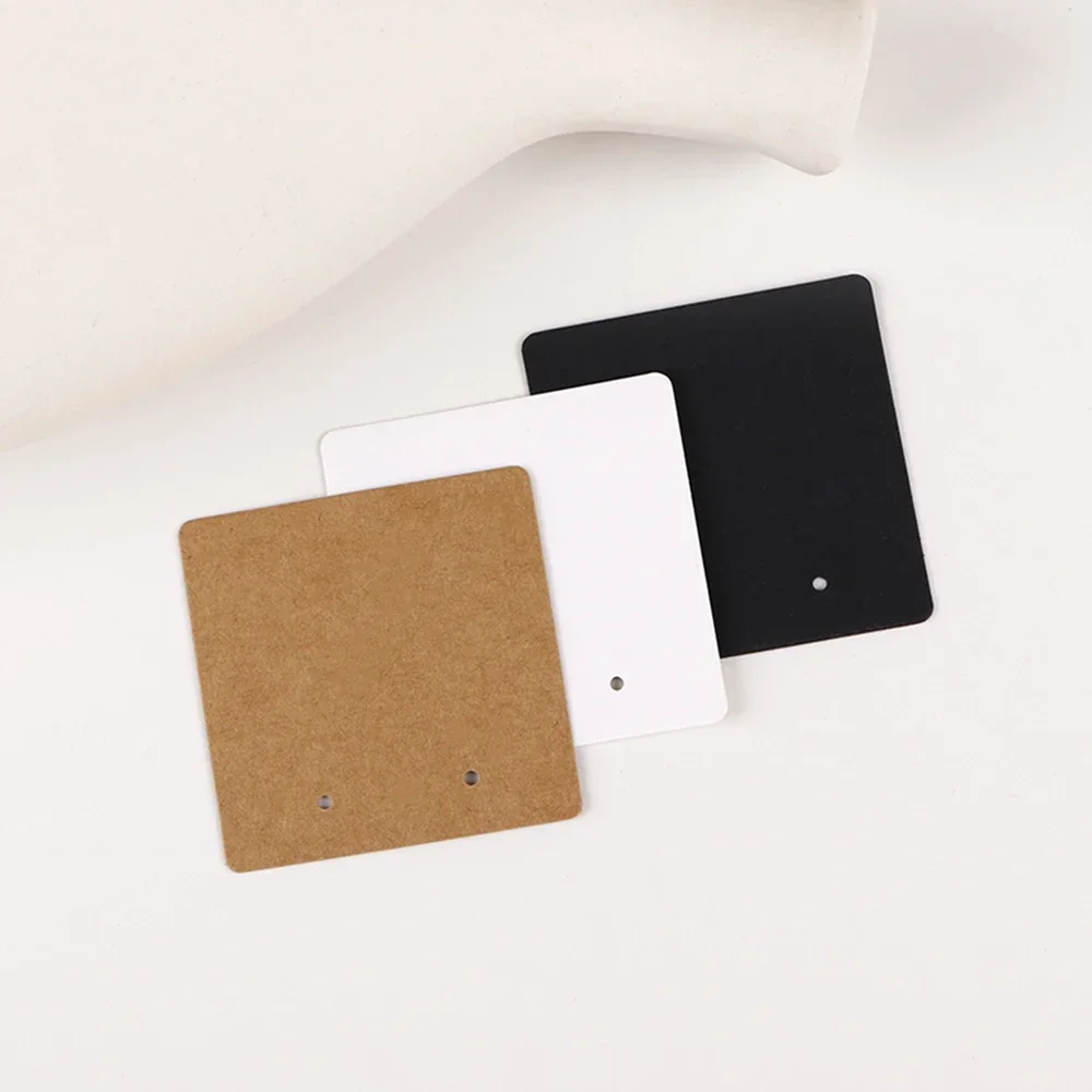 

50 шт., 5 х5 см, ожерелья, серьги, фотография, бумажная карта с или без сумок, оптовая продажа, упаковка, новый квадратный узор