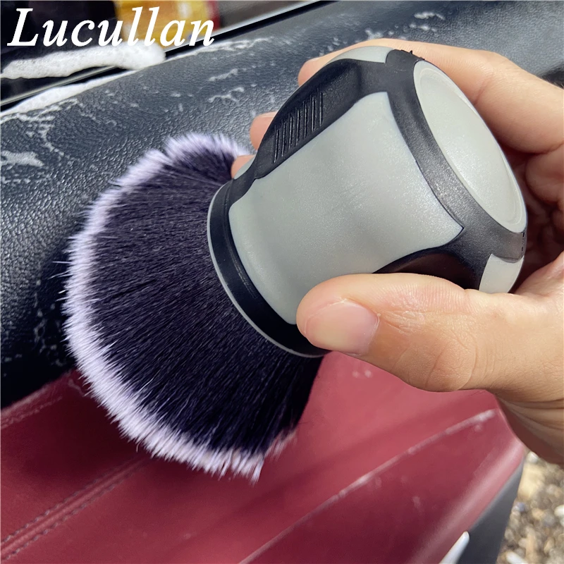 Lucullan High Dense Durable Bristles with Storage Holder Inside&Outside Large Area Dusting Cleaning Tools