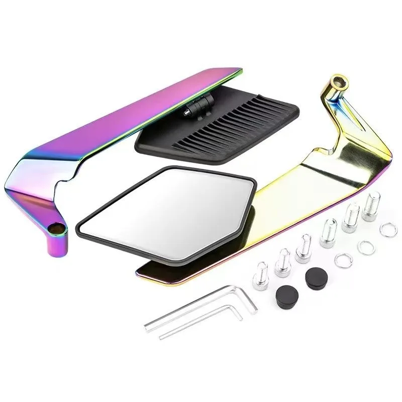 회전 조절 가능 오토바이 사이드 백미러 야마하 MT07 MT09 가와사키 Z900 Z750 Z125 듀크 990 액세서리용