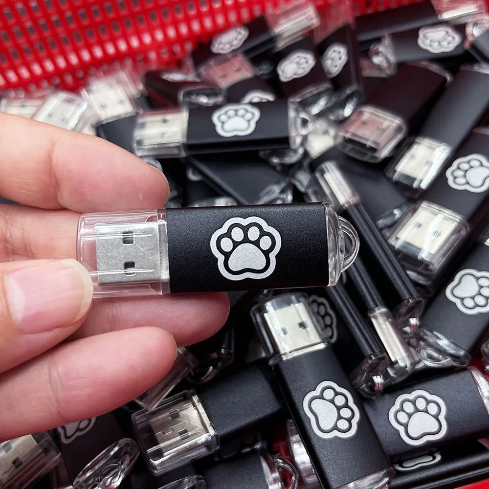 100개 맞춤형 플래시 드라이브 펜 드라이브 4GB 8GB 16GB 32GB 64GB 고속 USB 스틱 2.0 메모리 스틱 메모리 플래시 드라이브 펜드라이브